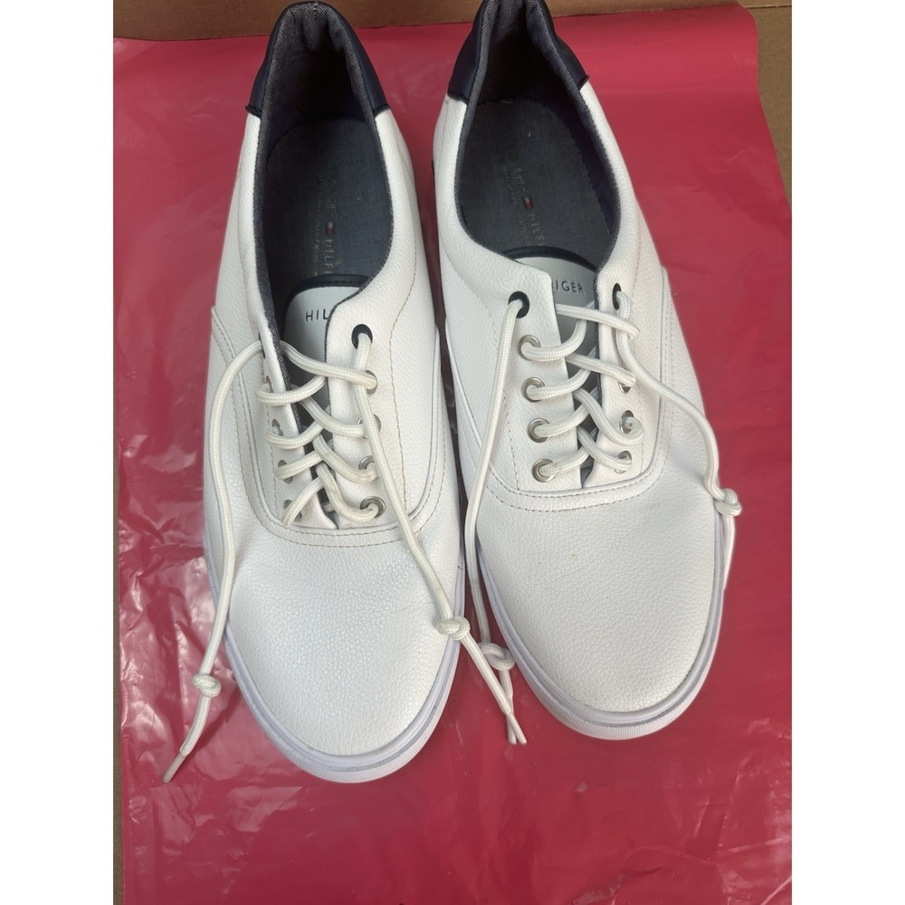Tommy Hilfiger Mens Phero 7 White Sneakers Shoes Size 13 TMPHERO7